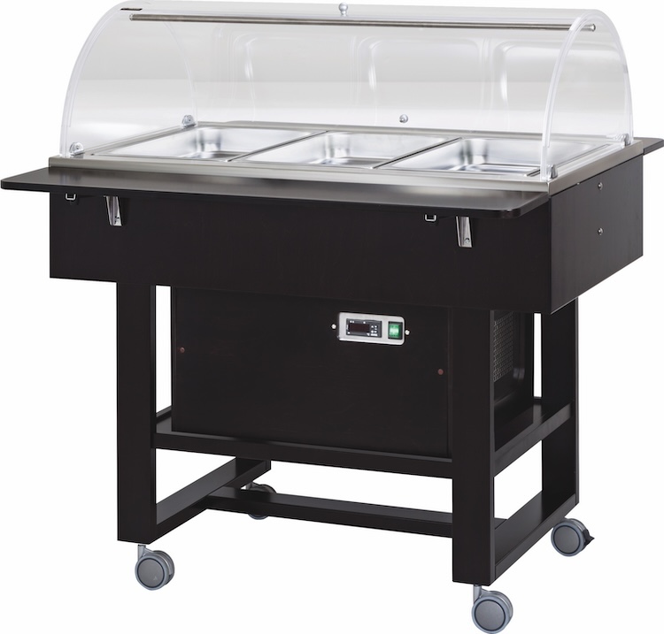 Chlazený gastrobufet CLR2788NCA -carbon
