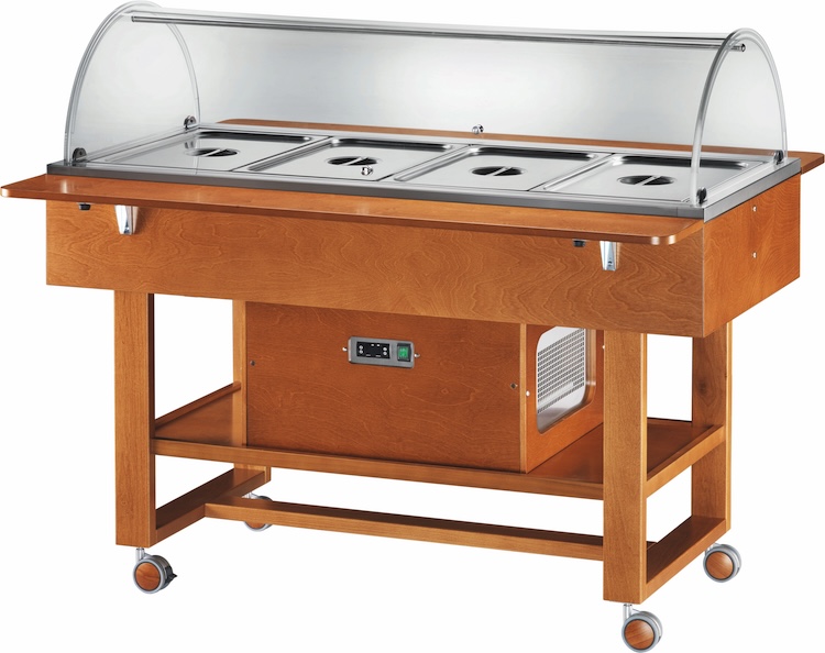 Chlazený gastrobufet ELR2827BT -ořech
