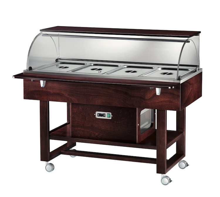 Chlazený gastrobufet ELR2826BTW -wenge