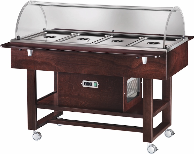 Chlazený gastrobufet ELR2827BTW -wenge