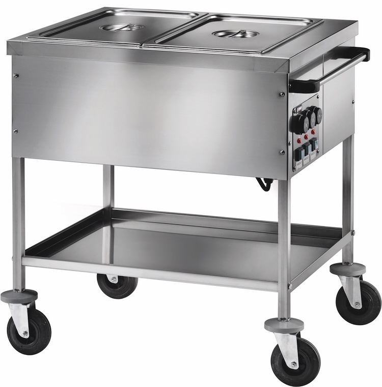 Výdejní ohřívací vozík, bain-marie CT1758TD
