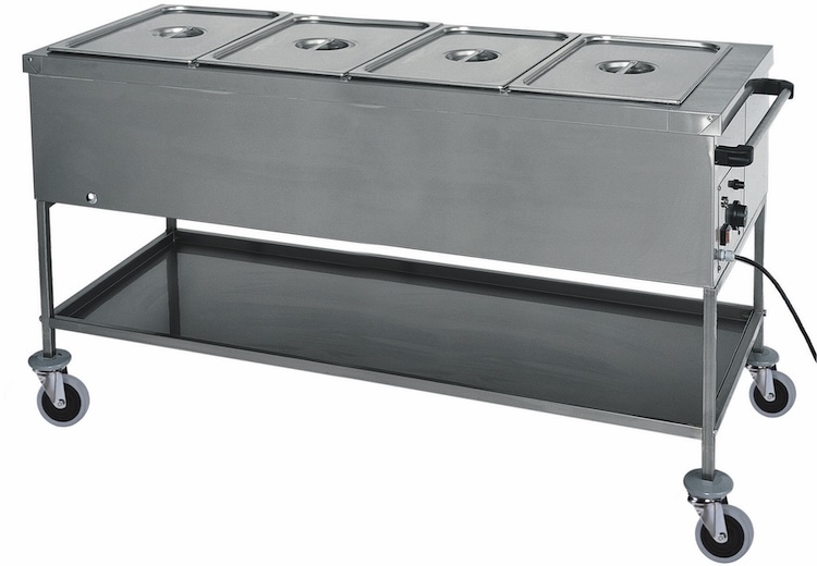 Výdejní ohřívací vozík, bain-marie CT1762