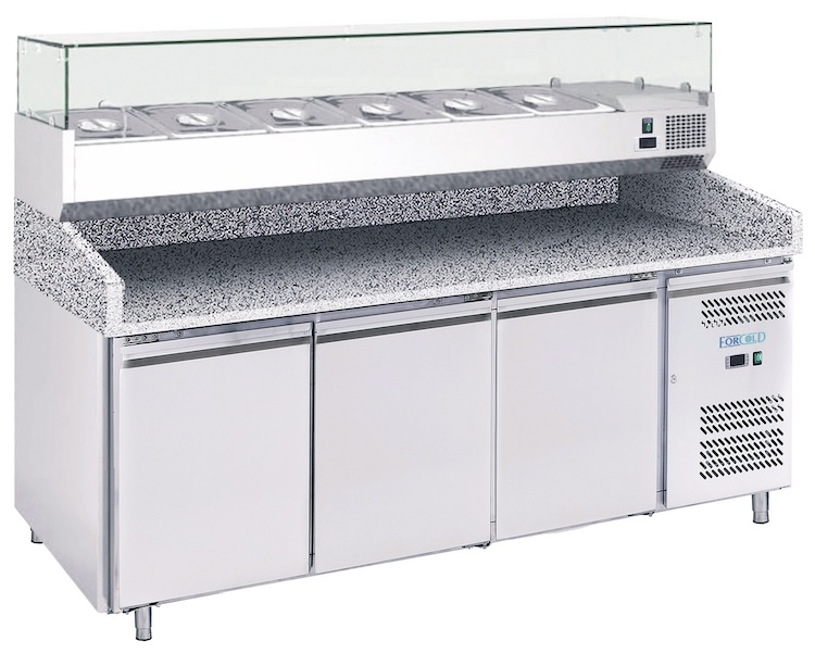 Ventilované chladicí pulty na pizzu G-PZ3600TN-FC