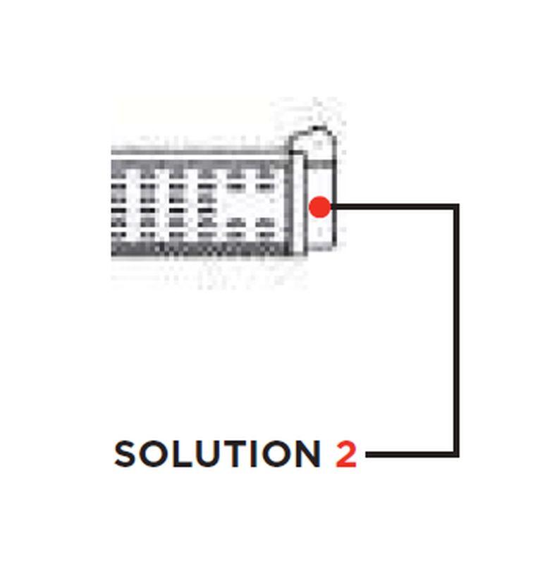 Propojení s odsavačem par SOLUTION 2 pro Flame 6L a 9