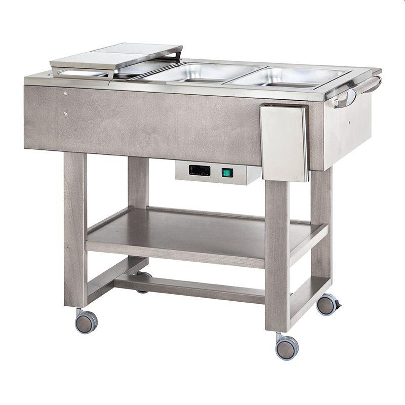 Vyhřívané gastrobufety - bain-marie CL2770NCE - popelavě šedá