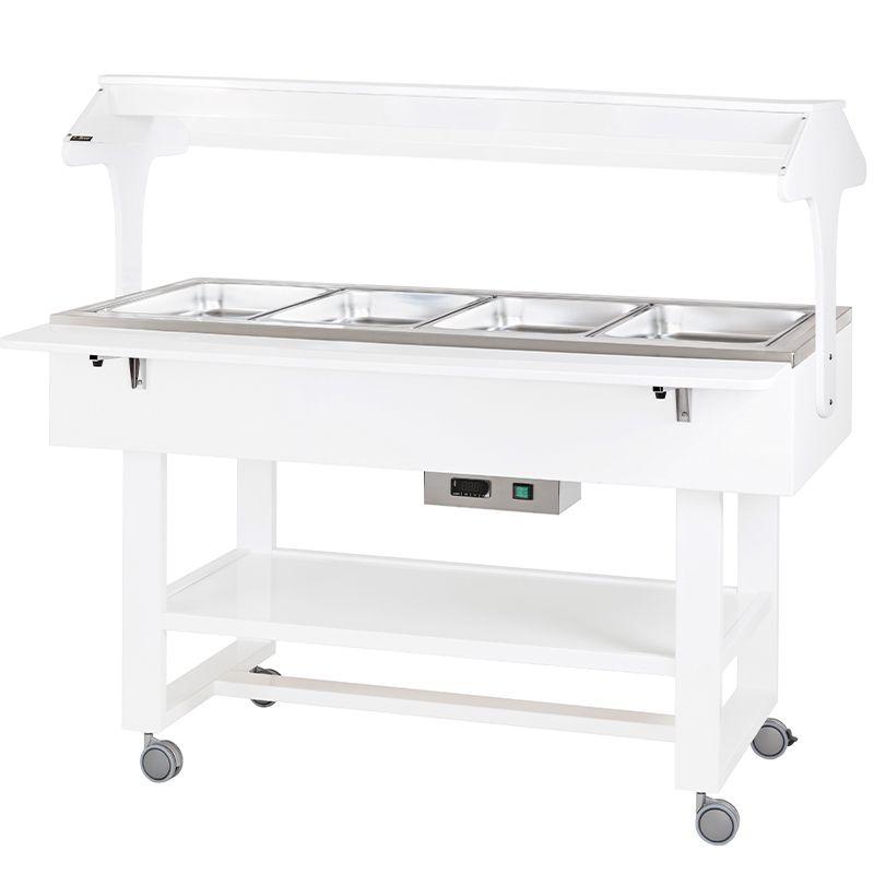 Vyhřívané gastrobufety - bain-marie ELC2828B -white