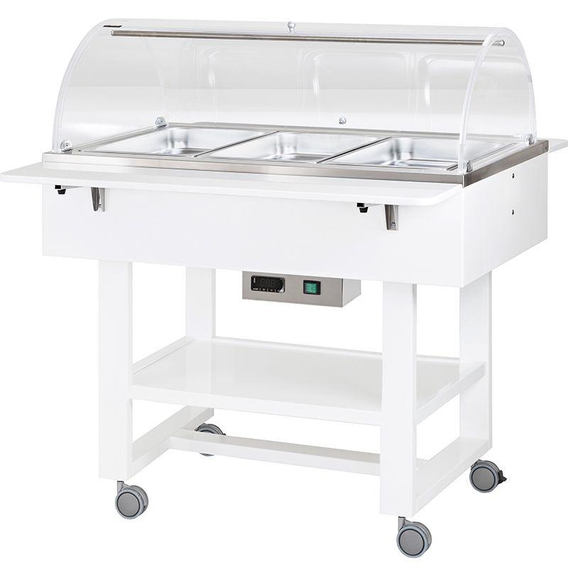 Vyhřívané gastrobufety - bain-marie CL2777NB -bílá