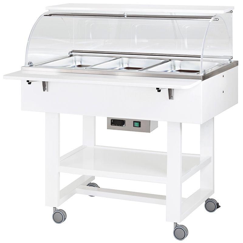 Vyhřívané gastrobufety - bain-marie CL2778NB -bílá