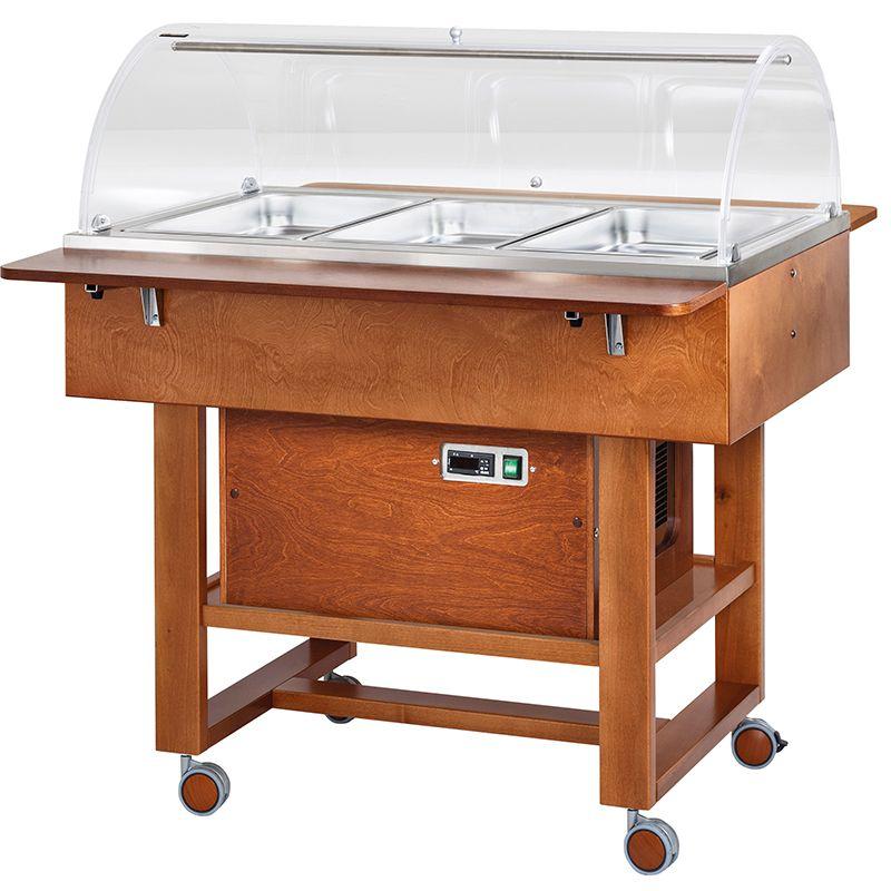 Chlazený gastrobufet CLR2788NBT -walnut