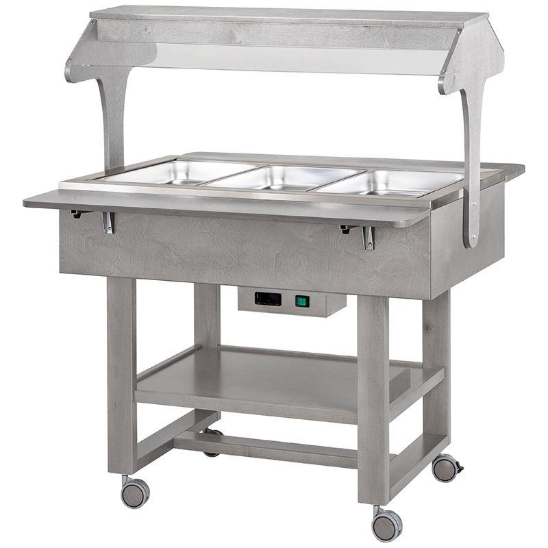 Vyhřívané gastrobufety - bain-marie CL2774NCE - popelavě šedá