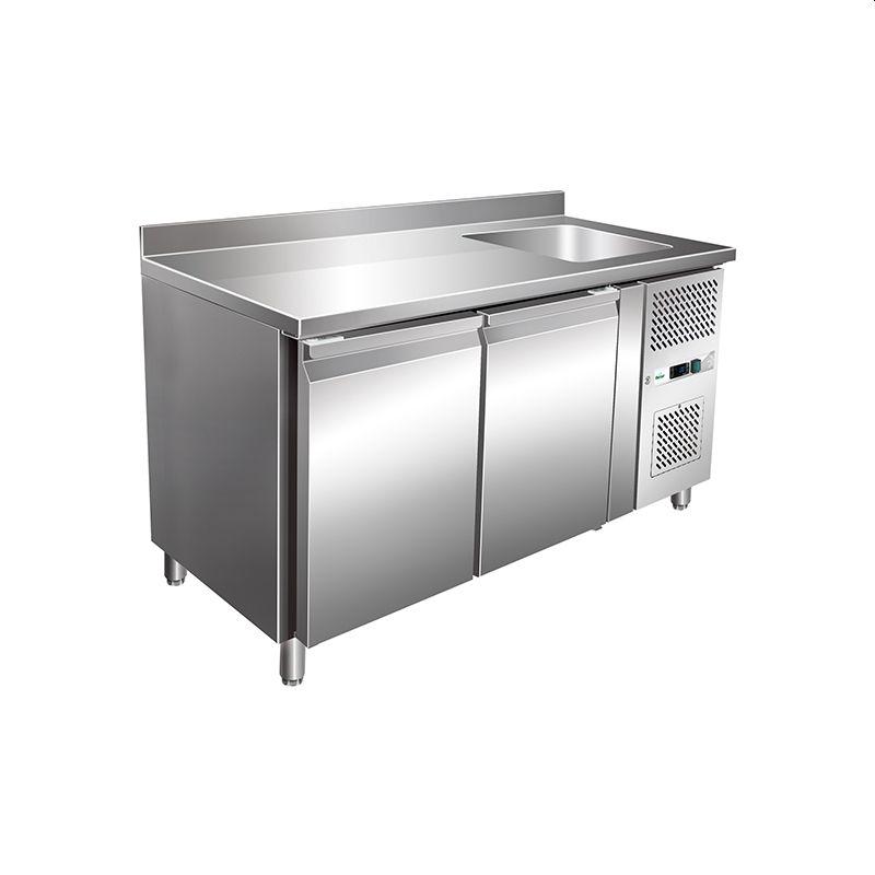 Gastronomické chladicí pulty s dřezem - GN1/1 - ventilované G-GNS2200TN