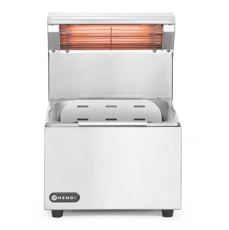 Ohřívač hranolků, HENDI, GN 1/2, 220-240V/400W, 357x267x(H)376mm 209066
