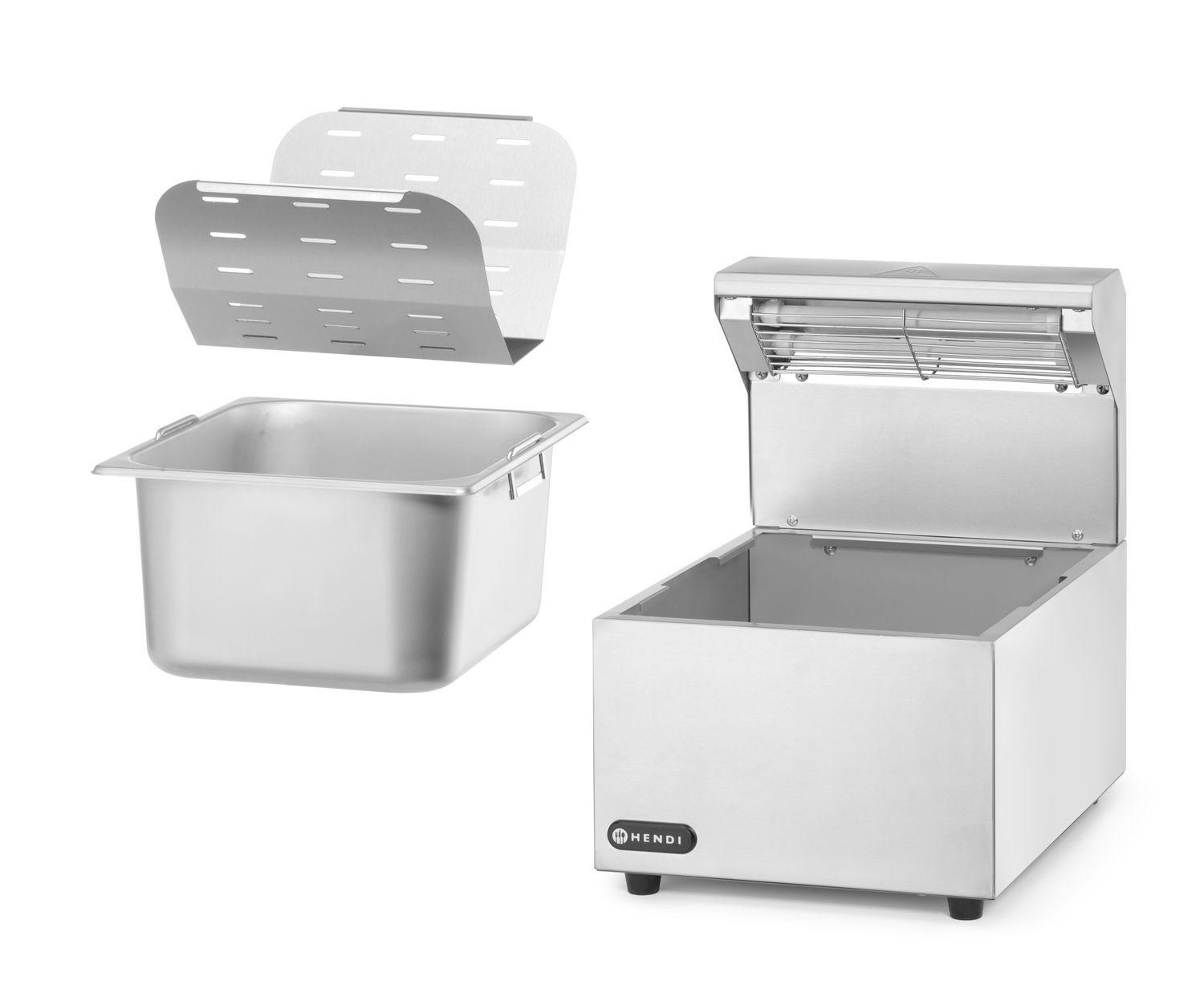 Ohřívač hranolků, HENDI, GN 1/2, 220-240V/400W, 357x267x(H)376mm 209066