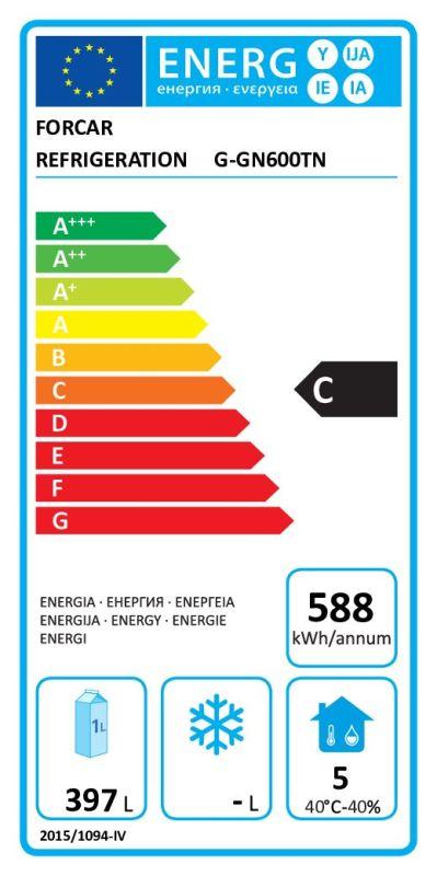 Chladicí skříně GN2/1 - statické G-GN600TN