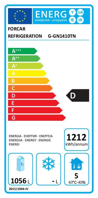 Chladicí skříně GN2/1 - ventilované G-GN1410TN