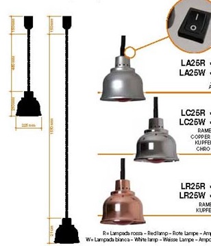 Stropní ohřívací lampa LR 25