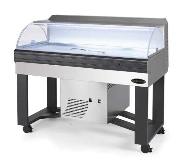 Chladicí stůl na ryby s výrobníkem ledu Buffet Fish Inox