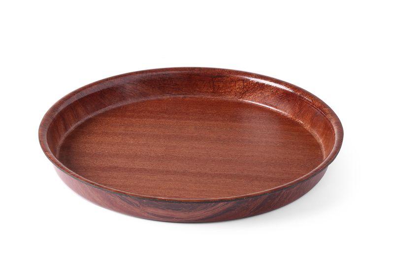 Servírovací podnos Woodform kulatý s vysokým okrajem
