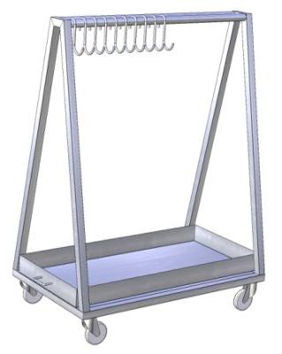 Pojízdný vozík na maso VP-3