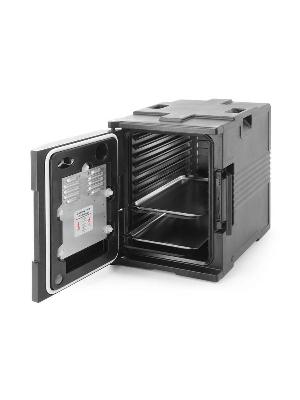 Termoizolační kontejner s funkcí vyhřívání – catering, AmerBox, GN 1/1, 477x680x(H)620mm AmerBox 707692