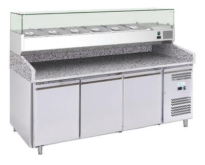 Chladicí pizza stůl G-PZ3600TN-FC+VRX2000-330
