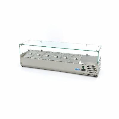 Přípravná chladnička 140 cm - vhodná pro 6 x 1/3 GN