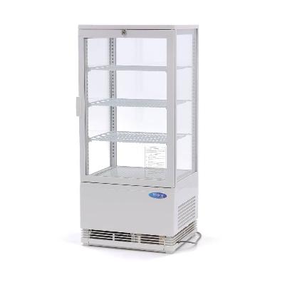 Chladnička s vitrínou 43 cm - 78 l - bílá