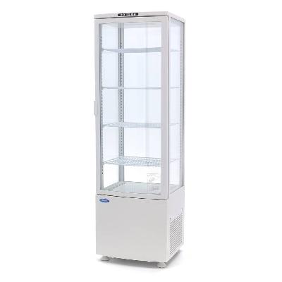 Chladnička s vitrínou 52 cm - 235 l - bílá
