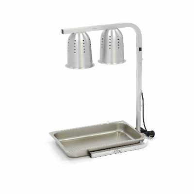 Ohřívací lampa Double - včetně 2 lamp - včetně 1 x 1/1 GN nádoby
