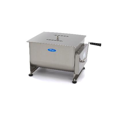 Mixér na maso 40 l - manuální - dvojitá náprava - 30 kg masa