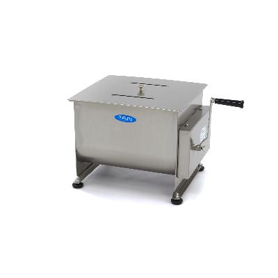 Mixér na maso 30 l - manuální - dvojitá náprava - 25 kg masa