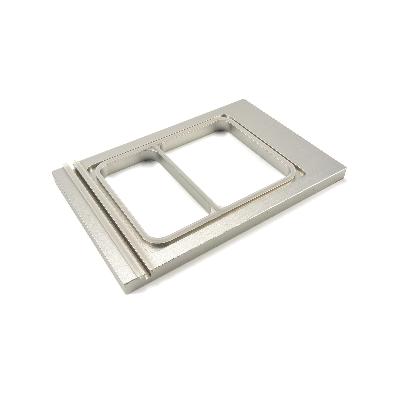 Podnos na menu 225 x 175 mm - malý - 2 přihrádky