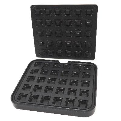 Forma na tartaletky - čtvercová - 41/23 mm - 30 kusů
