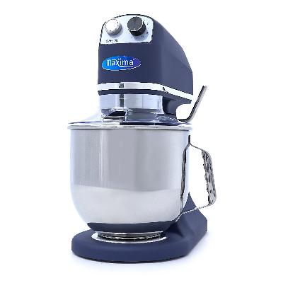 Planetární mixér - 7 l - do 2 kg těsta - ocelově modrá matná