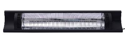 Infračervený zářič Bola terasový, HENDI, Černá, 230V/2500W, 912x185x(H)174mm