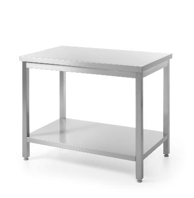 Centrální pracovní stůl – šroubový, HENDI, Profi Line, 800x700x(H)850mm