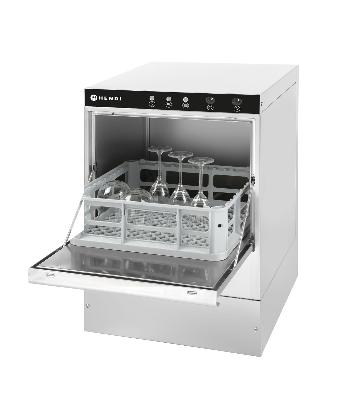 Myčka skla a nádobí, 40 x 40, elektromechanické ovládání, HENDI, 230V/2800W, 470x510x(H)710mm 230299