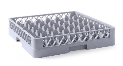 Koš na sklo 500 x 500 mm, HENDI, 49 přihrádek, 500x500x(H)104mm 877012