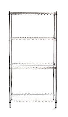 4-policový skladovací regál, HENDI, 910x455x(H)1830mm pro velké zatížení 812259