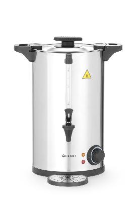 Dvojitá stěna na horké nápoje, HENDI, ≈ 60 šálků za 40 minut, 9L, 220-240V/1500W, 340x315x(H)430mm dvojitá stěna, 211168