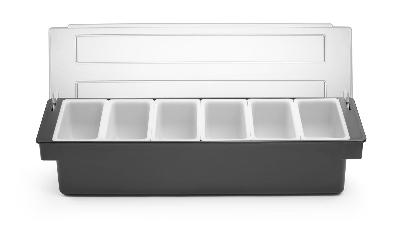 Box na přísady – 6 nádob, BarUp, 480x150x(H)100mm