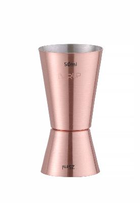 Barmanská odměrka - jigger 25/50 ml, BarUp, Měděná, ⌀42x(H)86mm