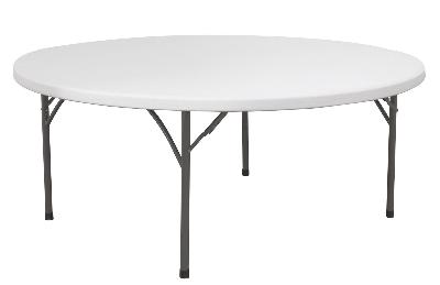 Bufetový stůl kulatý, AmerBox, max. nosnost: 250 kg, ⌀1800x(H)740mm kulatý 810941