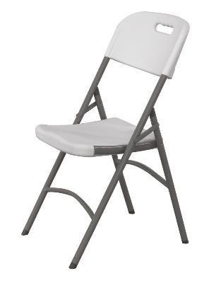 Cateringová stolička – bílá, AmerBox, max. nosnost: 175 kg, Bílá, 540x440x(H)840mm světlešedá 810965