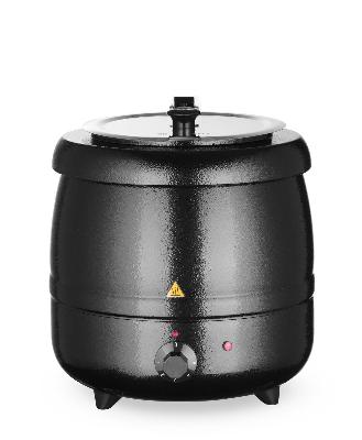 Kotlík na polévku, HENDI, Kitchen Line, 8L, Černá, 230V/400W, ⌀330x(H)363mm 860083