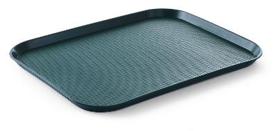 Polypropylenový podnos Fast Food – velký, AmerBox, Zelená, 350x450x(H)20mm Zelená, 350x450x(H)20mm