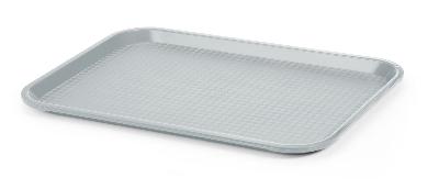 Polypropylenový podnos Fast Food – střední, AmerBox, Světlešedá, 305x415x(H)20mm Světlešedá, 305x415x(H)20mm,