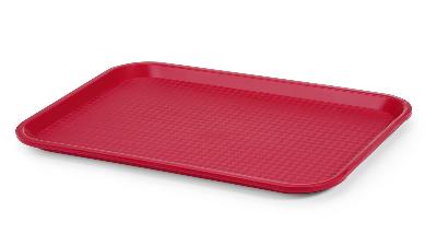 Polypropylenový podnos Fast Food – střední, AmerBox, Červená, 305x415x(H)20mm Červená, 305x415x(H)20mm