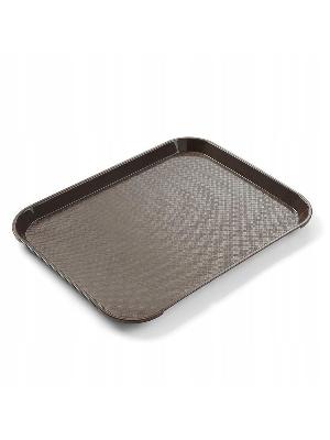 Polypropylenový podnos Fast Food – malý, AmerBox, Hnědá, 265x345x(H)20mm Hnědá, 265x345x(H)20mm