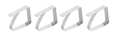 Klipy na ubrusy - 4 kusy, HENDI, 4 ks, 50x10x(H)40mm 444023